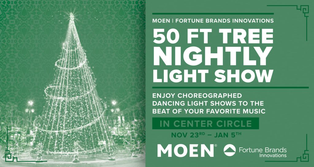 50ft Tree Nightly Light Show